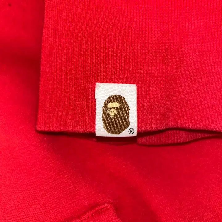 [BUNJANG] BAPE Red Camo Shark Hoodie / 베이프 레드 빨강 적계 반 카모 샤크 후드집업