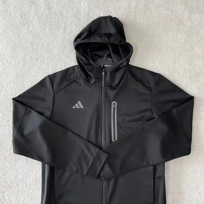 [BUNJANG] Adidas Hydro Combat Windbreaker Jacket (Black) 95 (M) / M 아디다스 하이드로 컴뱃 땀복 바람막이 자켓 95