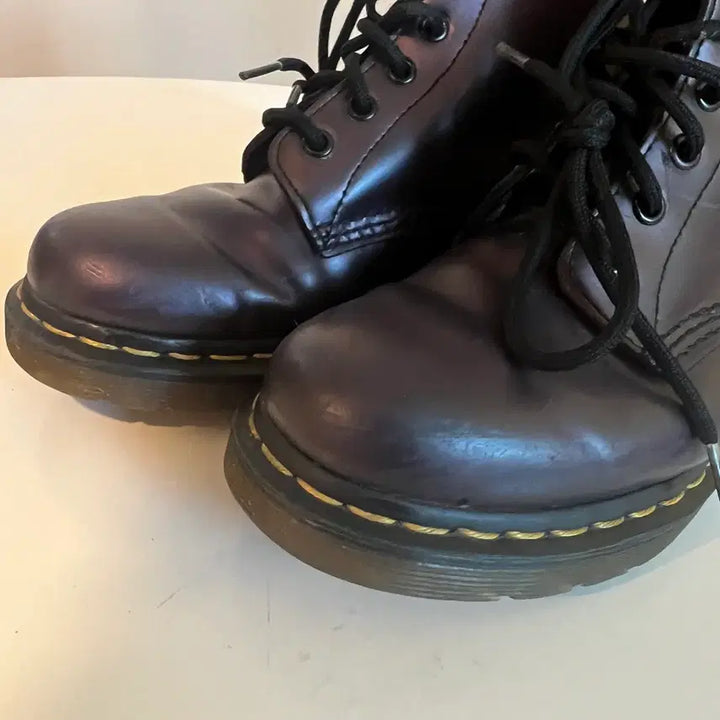 [BUNJANG] Dr. Martens 1460 Pascal Purple Metallic Boots / 닥터마틴 1460 파스칼 퍼플 메탈릭 부츠 (00660)