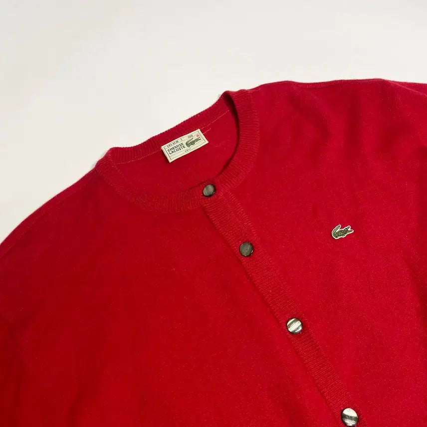 [SOLD OUT] 라코스테 레드 가디건 우먼L
