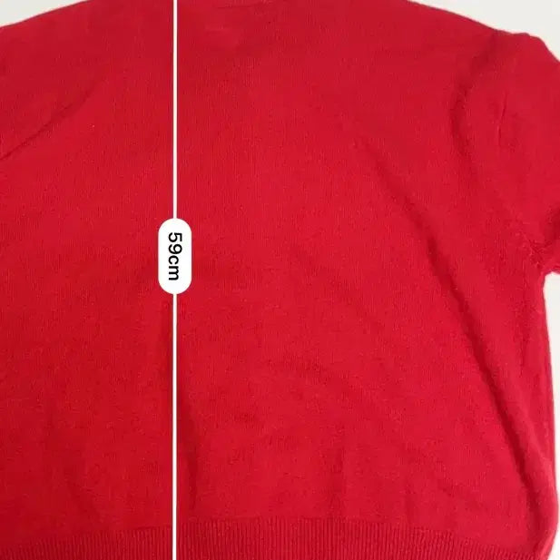 [SOLD OUT] 라코스테 레드 가디건 우먼L