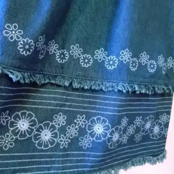 [BUNJANG] Denim Long Skirt / 중청 데님 롱스커트 에스닉