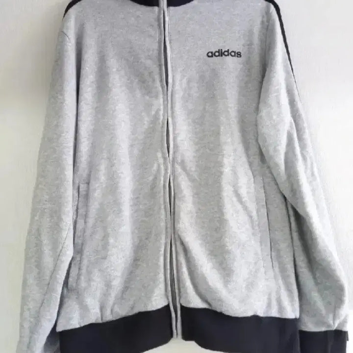 [BUNJANG] Adidas Gray Cotton Track Top &amp; Jersey Set XXL / 아디다스 희귀 회색 코튼 트랙탑 저지 셋업 110/XXL