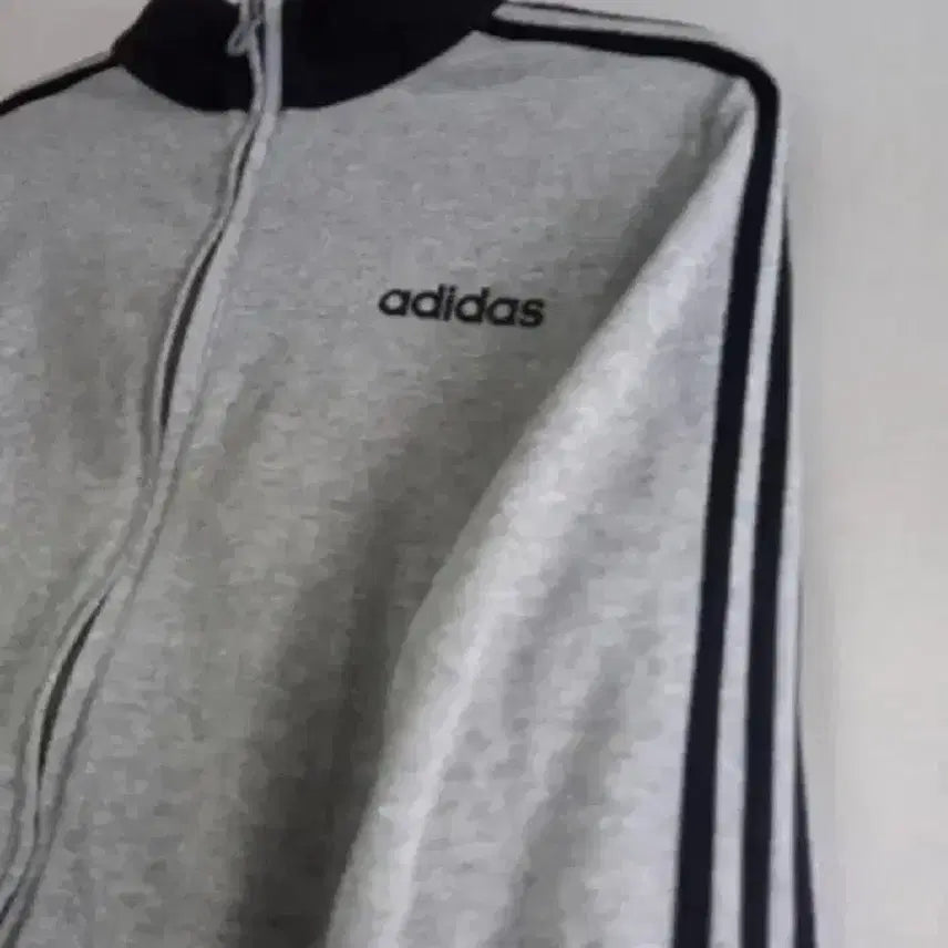 [BUNJANG] Adidas Gray Cotton Track Top &amp; Jersey Set XXL / 아디다스 희귀 회색 코튼 트랙탑 저지 셋업 110/XXL