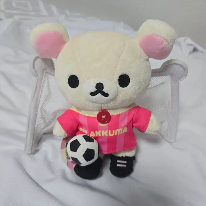 [BUNJANG] San-X Kori Rilakkuma Soccer 2016 Expocity Limited Edition Plush Doll / 사커 코리락쿠마 2016 EXPOCITY 한정판 인형 누이구루미