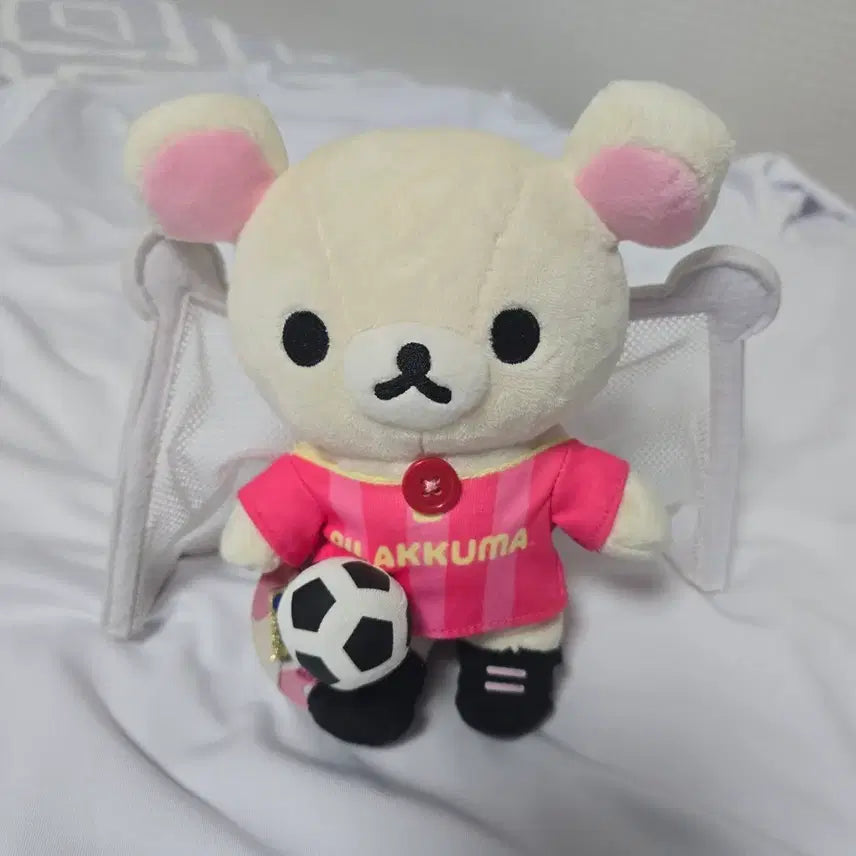 [BUNJANG] San-X Kori Rilakkuma Soccer 2016 Expocity Limited Edition Plush Doll / 사커 코리락쿠마 2016 EXPOCITY 한정판 인형 누이구루미