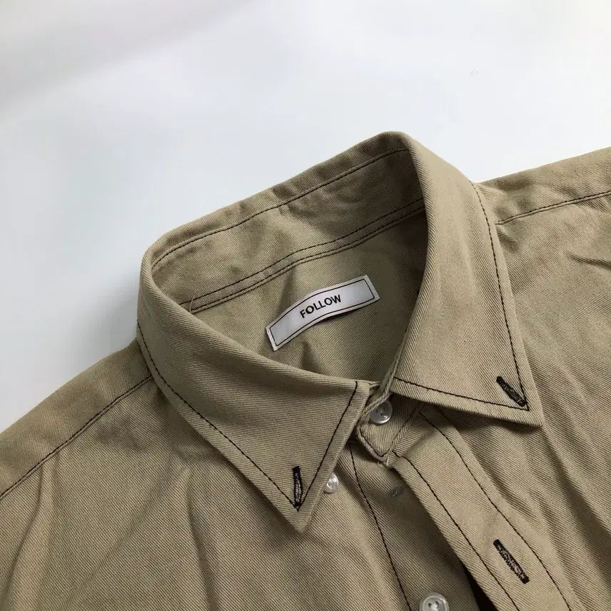 [BUNJANG] Long Sleeve Shirt / 긴팔 남방 셔츠
