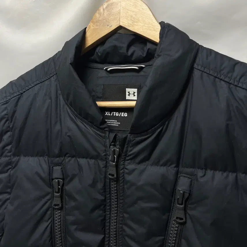 [SOLD OUT] [정품/XL] 언더아머 블랙 덕다운 패딩 조끼/베스트