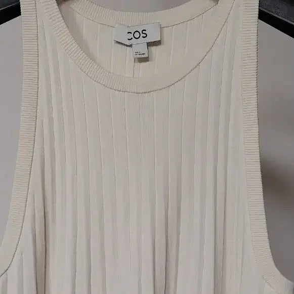 [BUNJANG] COS Pleated Knit Dress Ivory / 코스 플리츠 니트 원피스 S 아이보리