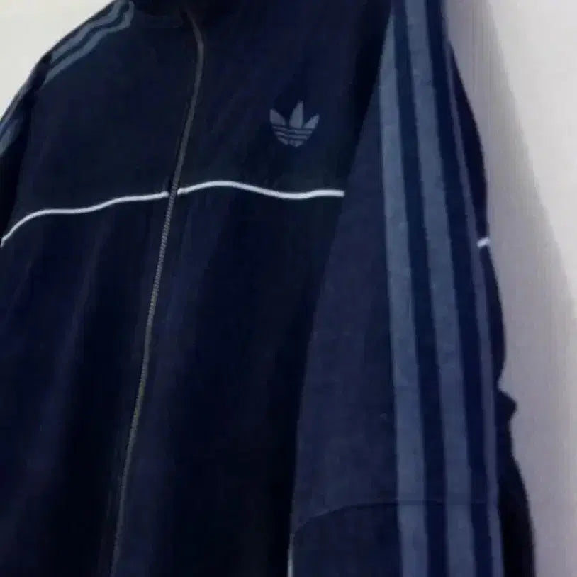 [BUNJANG] Adidas Denim Track Top Jersey Jacket (Size M) / 아디다스 데님 트랙탑 저지 져지집업 95/M