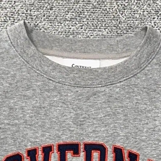 [BUNJANG] COVERNAT Printed Light Gray Sweatshirt (Size S) / 커버낫 프린팅 라이트 그레이 맨투맨 S