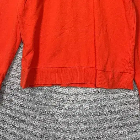 [BUNJANG] EVISU Orange Printed Sweatshirt / 에비수 프린팅 오렌지 맨투맨 100
