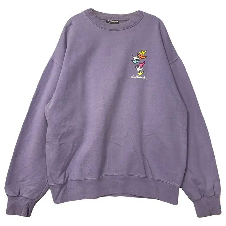 [BUNJANG] Mark Gonzales Light Purple Sweatshirt L / 마크곤잘레스 라이트 퍼플 맨투맨 L