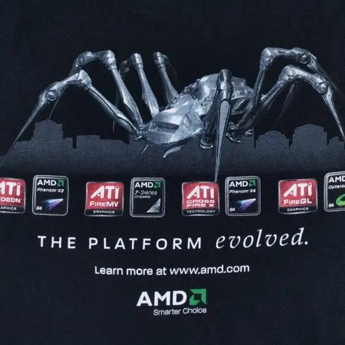 [BUNJANG] AMD Spider T-shirt XL / AMD 스파이더 반팔 티셔츠 XL