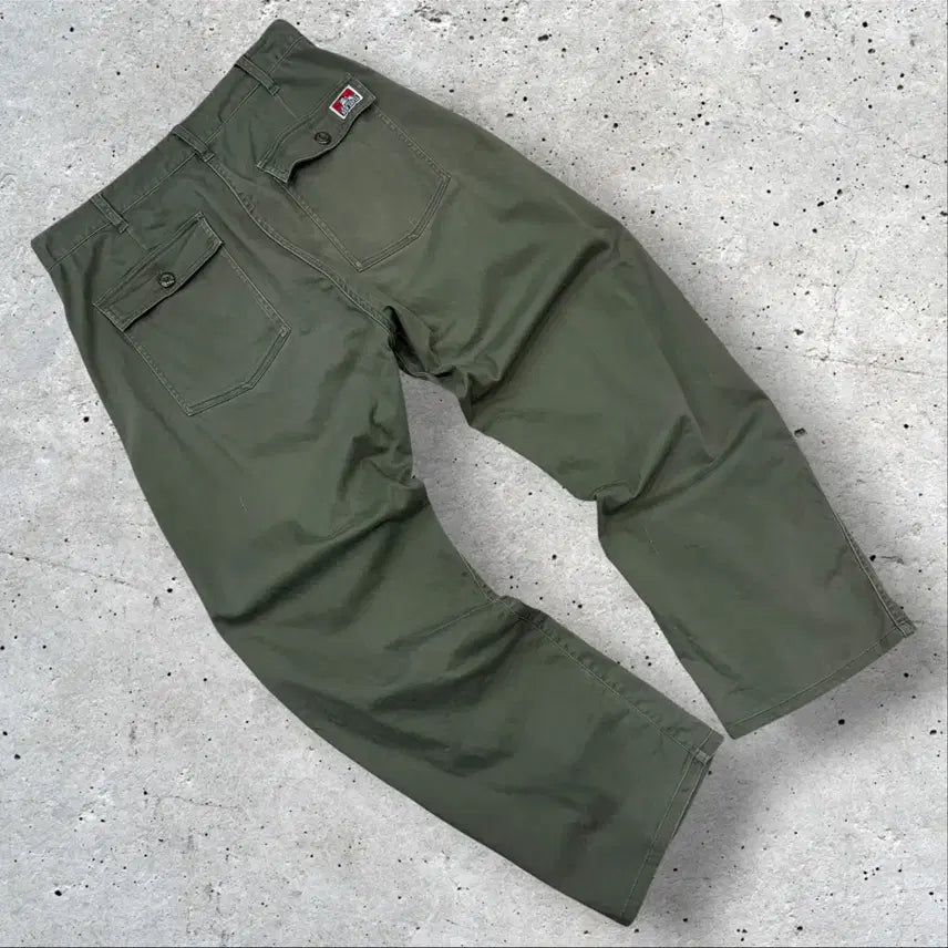 [BUNJANG] Ben Davis Olive Work Pants / [L] 벤 데이비스 올리브 워크 팬츠 D720