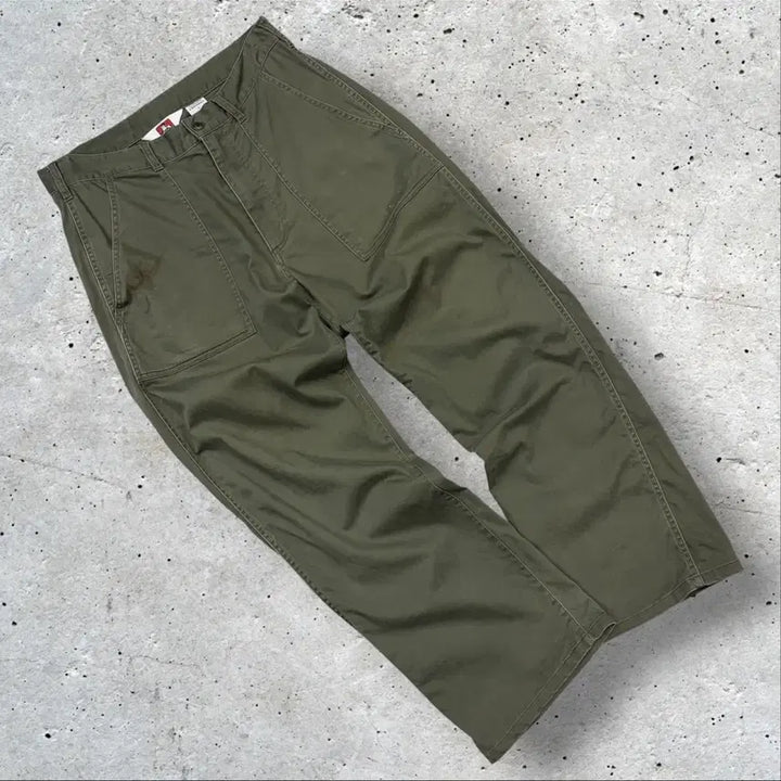 [BUNJANG] Ben Davis Olive Work Pants / [L] 벤 데이비스 올리브 워크 팬츠 D720
