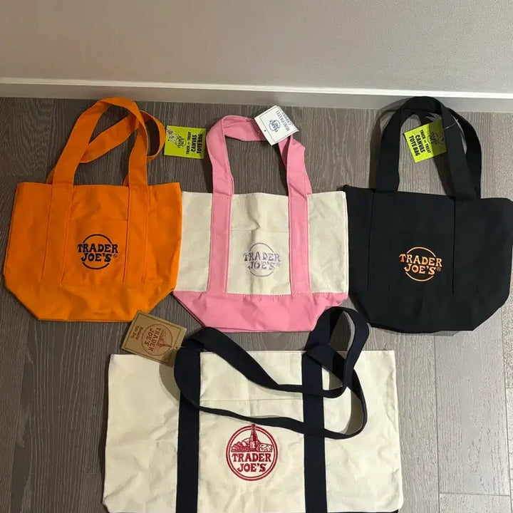 [SOLD OUT] 트레이더조 트조 캔버스 토트백 라지 파스텔