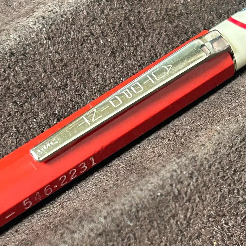 [BUNJANG] Autopoint 1960s Mechanical Pencil 0.9mm / 1960년대 회전식 샤프 0.9mm - 오토포인트 흰 빨강