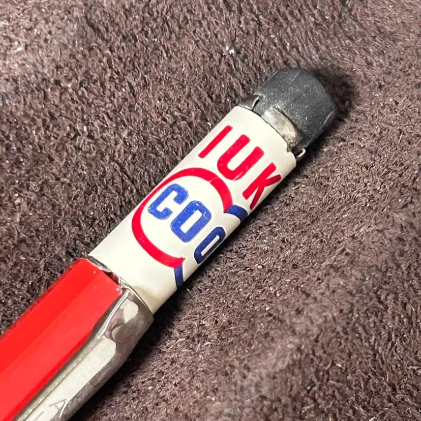 [BUNJANG] Autopoint 1960s Mechanical Pencil 0.9mm / 1960년대 회전식 샤프 0.9mm - 오토포인트 흰 빨강