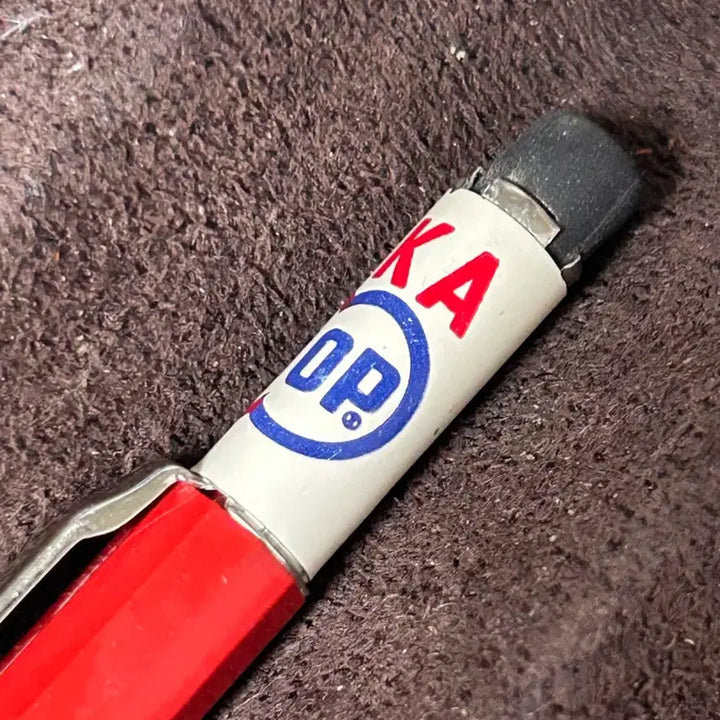[BUNJANG] Autopoint 1960s Mechanical Pencil 0.9mm / 1960년대 회전식 샤프 0.9mm - 오토포인트 흰 빨강