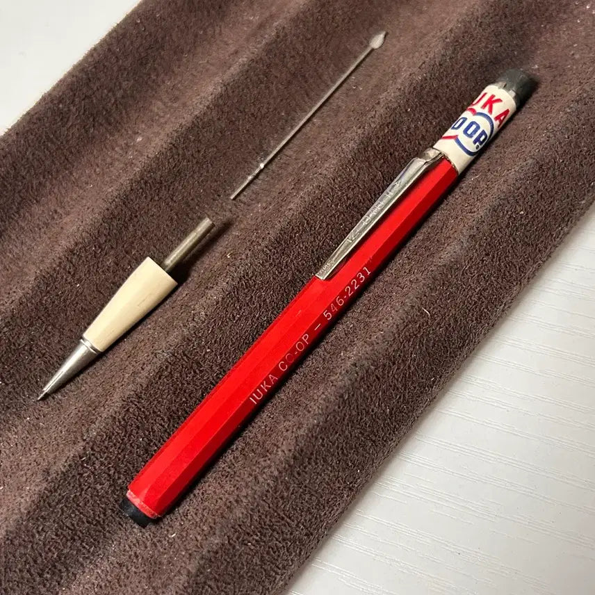 [BUNJANG] Autopoint 1960s Mechanical Pencil 0.9mm / 1960년대 회전식 샤프 0.9mm - 오토포인트 흰 빨강