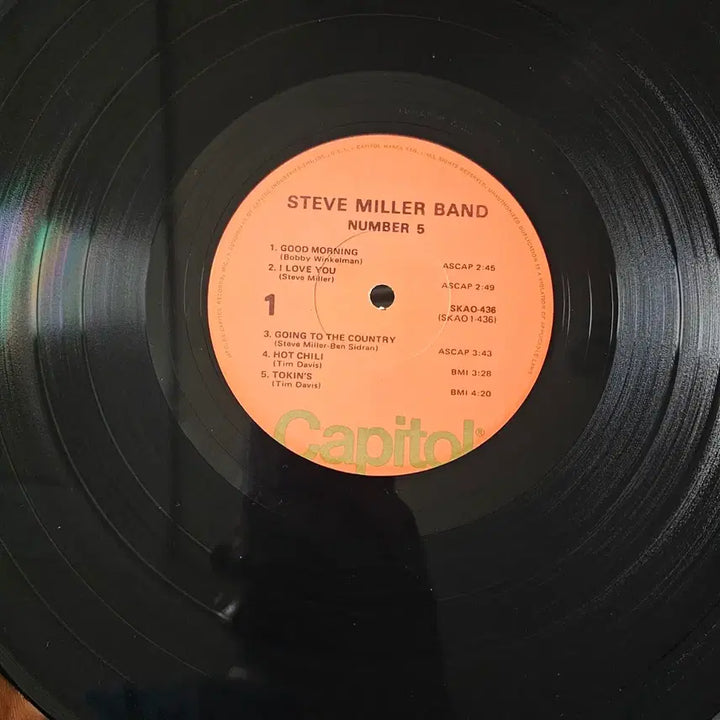 [BUNJANG] Steve Miller Band Number 5 LP / (미국반, 스티브 밀러 밴드,5집) Steve Miller Band LP
