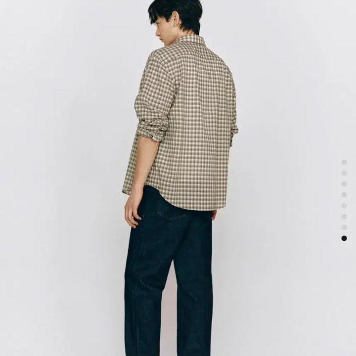 [BUNJANG] Giordano Byun Wooseok Relaxed Fit Checkered Shirt (M Size) / 지오다노 [변우석] 남자 릴렉스핏 체크 셔츠 <M사이즈>