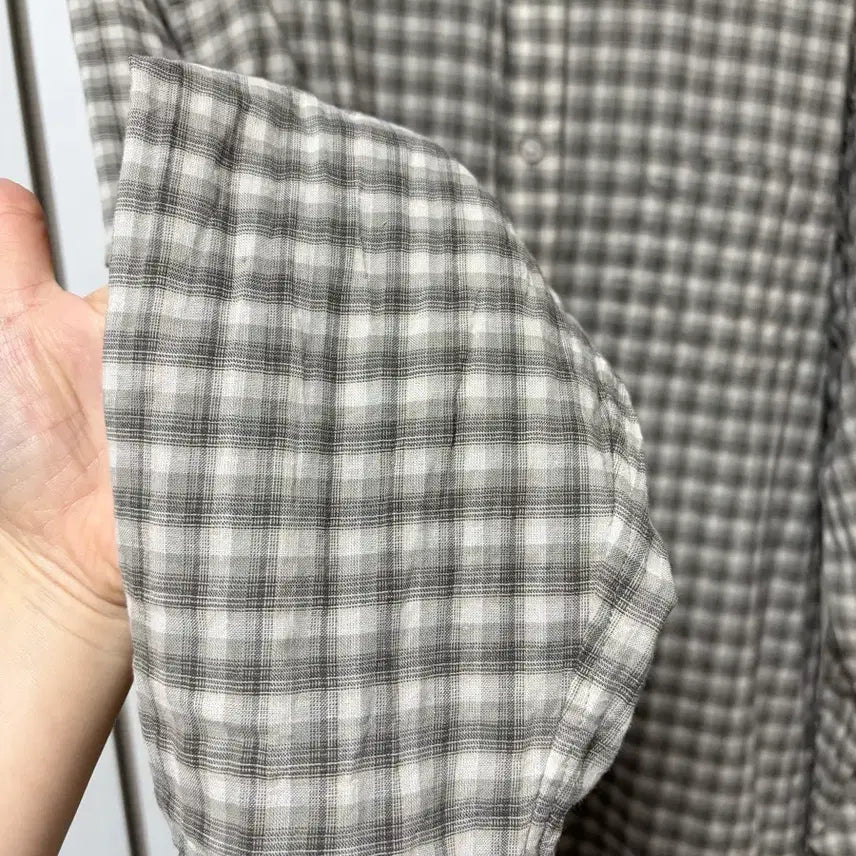 [BUNJANG] Giordano Byun Wooseok Relaxed Fit Checkered Shirt (M Size) / 지오다노 [변우석] 남자 릴렉스핏 체크 셔츠 <M사이즈>