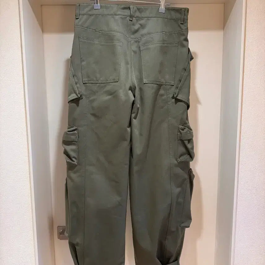 [BUNJANG] Nohnode Mechanic Cargo Pants Khaki / 2) 논노드 메카닉 카고 팬츠 카키