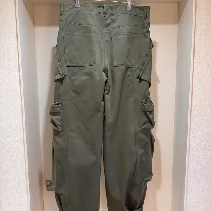 [BUNJANG] Nohnode Mechanic Cargo Pants Khaki / 2) 논노드 메카닉 카고 팬츠 카키
