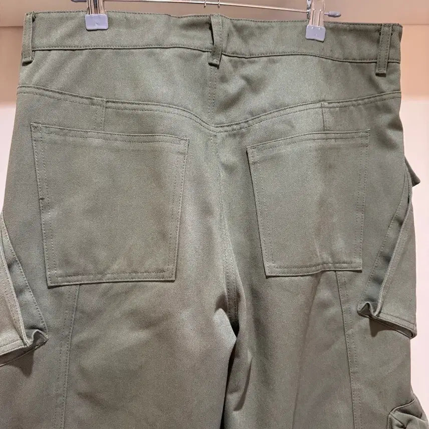 [BUNJANG] Nohnode Mechanic Cargo Pants Khaki / 2) 논노드 메카닉 카고 팬츠 카키