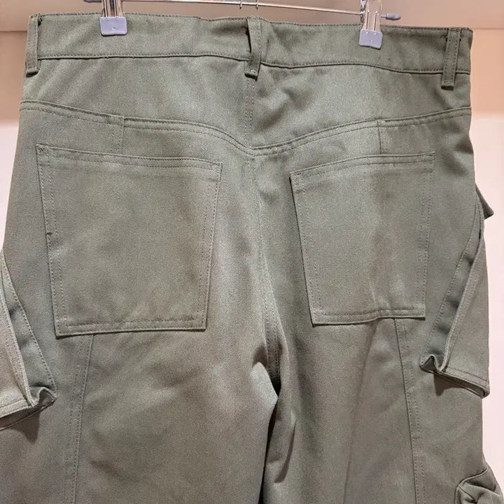 [BUNJANG] Nohnode Mechanic Cargo Pants Khaki / 2) 논노드 메카닉 카고 팬츠 카키