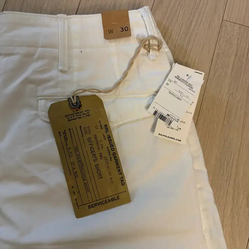 [BUNJANG] RRL Herringbone Twill Officer Shorts / RRL 헤링본 트윌 오피서 쇼츠 / 30