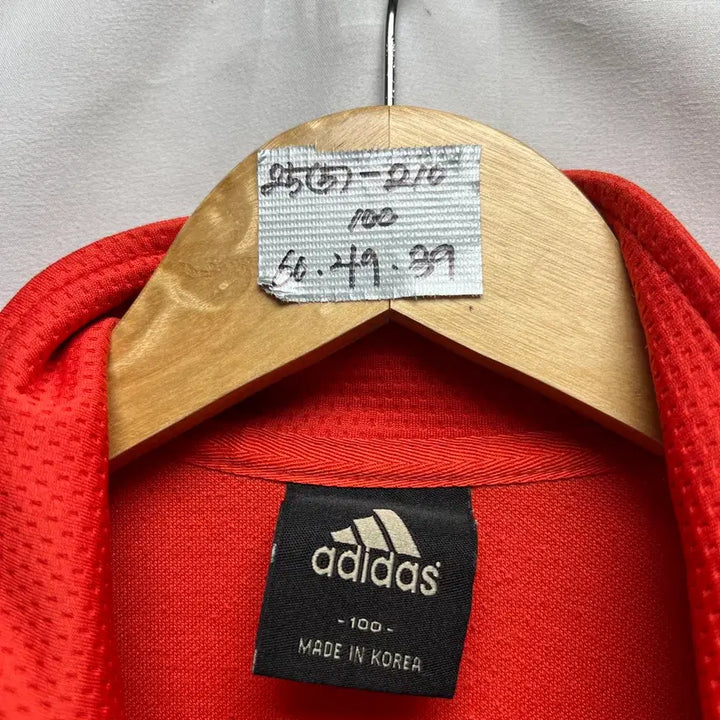 [BUNJANG] Adidas Three Stripes Red Track Top (Europa) - Women&