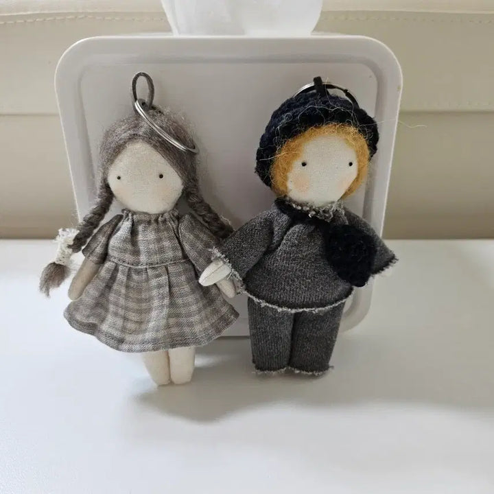 [SOLD OUT] (새상품) 핸드메이드 패브릭인형 키링 일괄판매