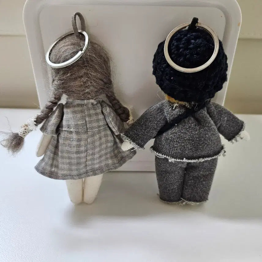 [SOLD OUT] (새상품) 핸드메이드 패브릭인형 키링 일괄판매