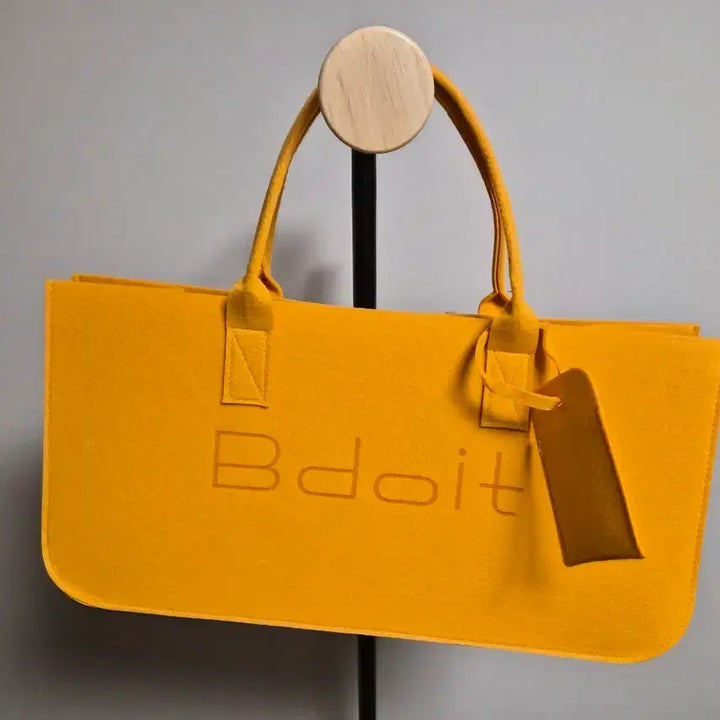 [BUNJANG] Bdoit Felt Tote Bag (Yellow) / (새상품)Bdoit 펠트백 옐로우