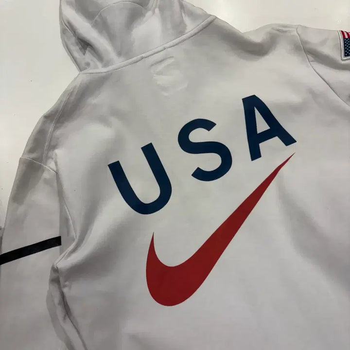 [SOLD OUT] [M] 나이키 USA 미국 국가대표 후드집업  화이트 D721