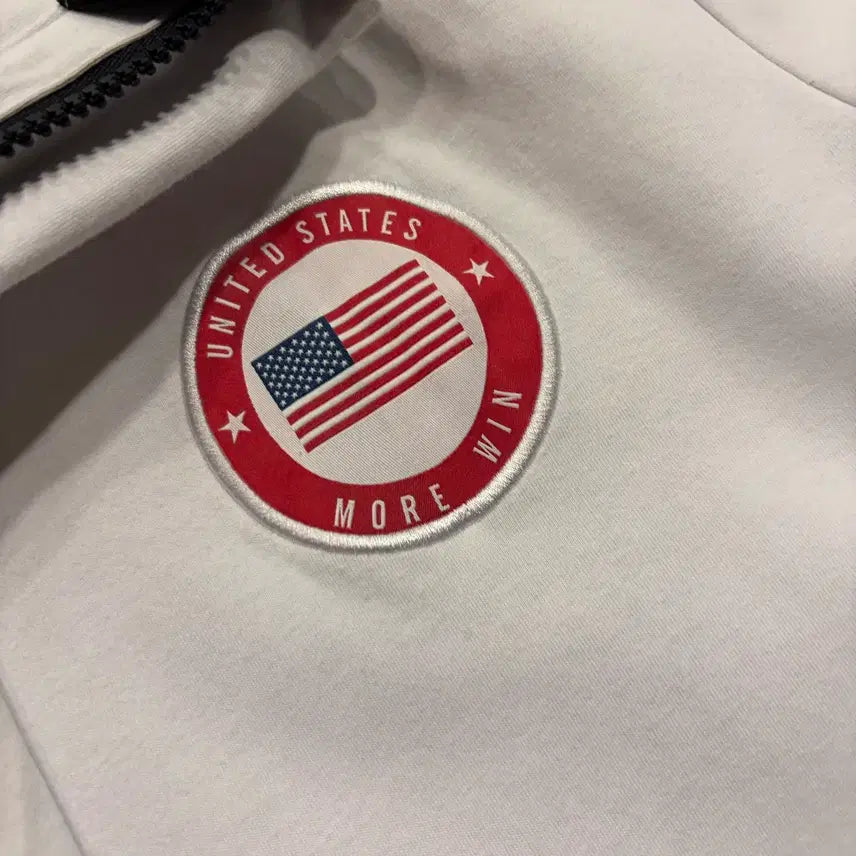 [SOLD OUT] [M] 나이키 USA 미국 국가대표 후드집업  화이트 D721