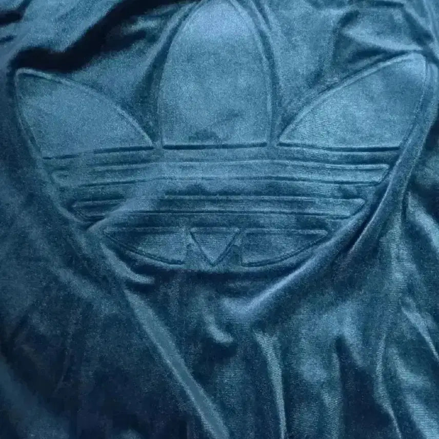 [BUNJANG] Adidas Velvet Green Track Top Jacket (Size 90) / 아디다스 희귀 대장급 벨벳 초록 그린 트랙탑 져지집업 90