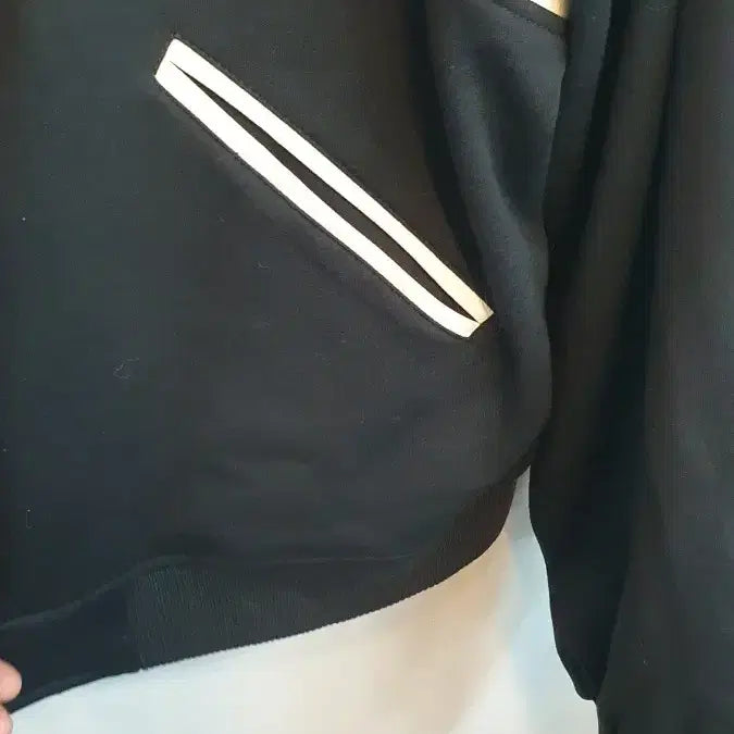 [BUNJANG] Magenta Studio Color Block Blouson Jacket / Magenta Studio 검/아이보리 배색 블루종 프리