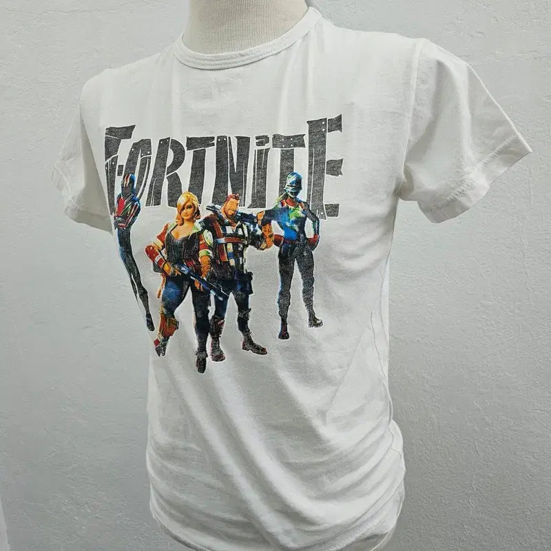 [BUNJANG] Vintage White Cotton T-Shirt / 반팔 티 여 44 J6184