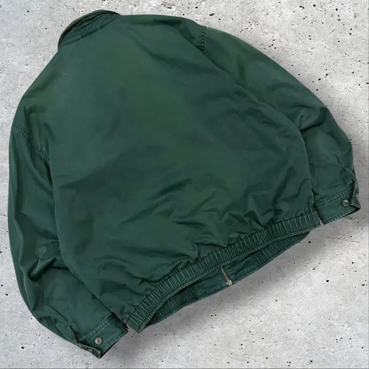 [BUNJANG] Polo Ralph Lauren Baracuta Blouson Green Jacket / 폴로 랄프로렌 바라쿠타 블루종 그린 점퍼 집업 자켓 D722