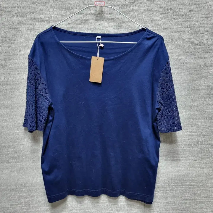 [BUNJANG] Unspecified Brand Lace Sleeve T-shirt / 바154 반팔 티셔츠