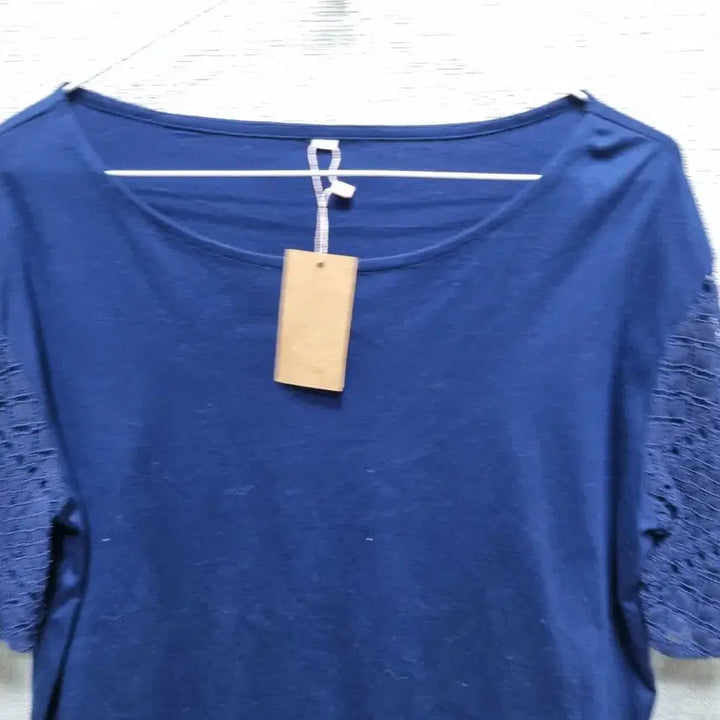 [BUNJANG] Unspecified Brand Lace Sleeve T-shirt / 바154 반팔 티셔츠