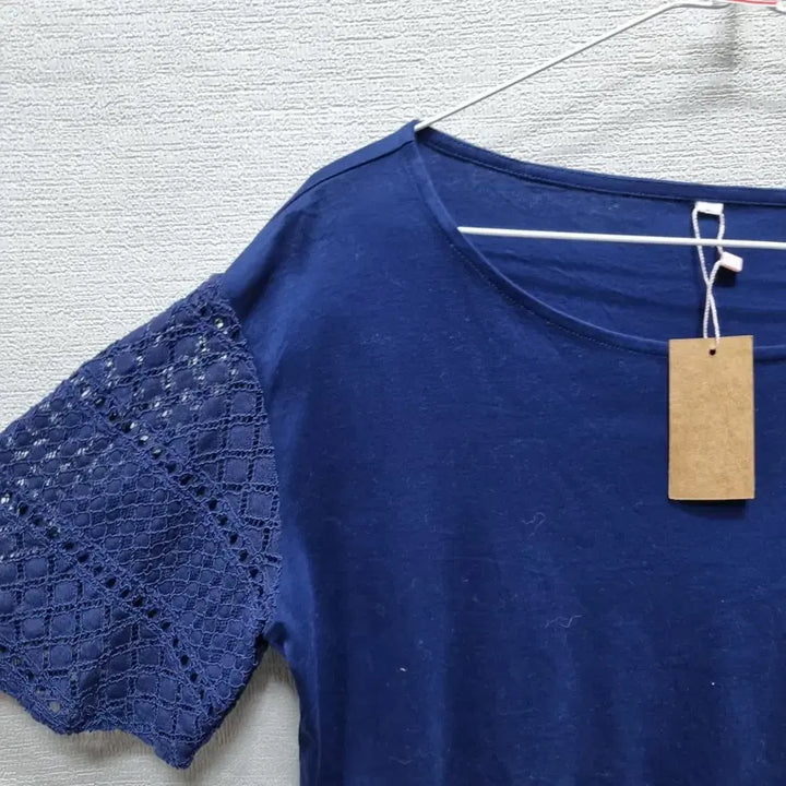 [BUNJANG] Unspecified Brand Lace Sleeve T-shirt / 바154 반팔 티셔츠