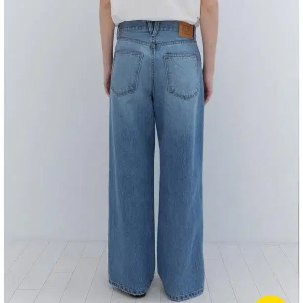 [BUNJANG] Lo61 Pien Wide Denim Pants / Lo61 와이드레그 데님 택달린새상품m