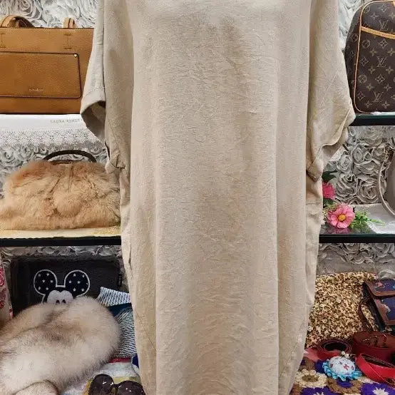 [BUNJANG] CIAOPANIC Linen Blend Dress / CIAOPANIC 차오패닉 면 마 혼방 원피스 (55 66 77)