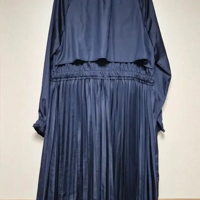 [BUNJANG] Anna Sui Pleated Navy Dress (Size 66) / 안나수이 플리츠 원피스(66)