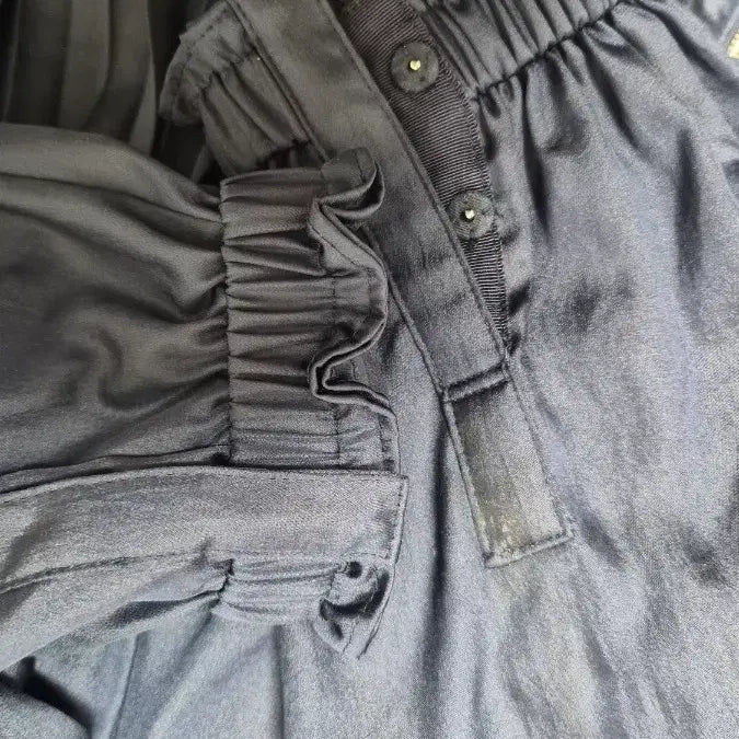 [BUNJANG] Anna Sui Pleated Navy Dress (Size 66) / 안나수이 플리츠 원피스(66)